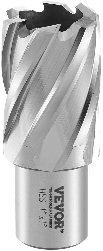 Žiedinių frezų rinkinys, magnetiniams grąžtams, 13 dalių HSS magnetinių grąžtų rinkinys, 2.5 cm pjovimo gylis, plieno ir metalo pjovimas, sunkiosios žiedinės frezos