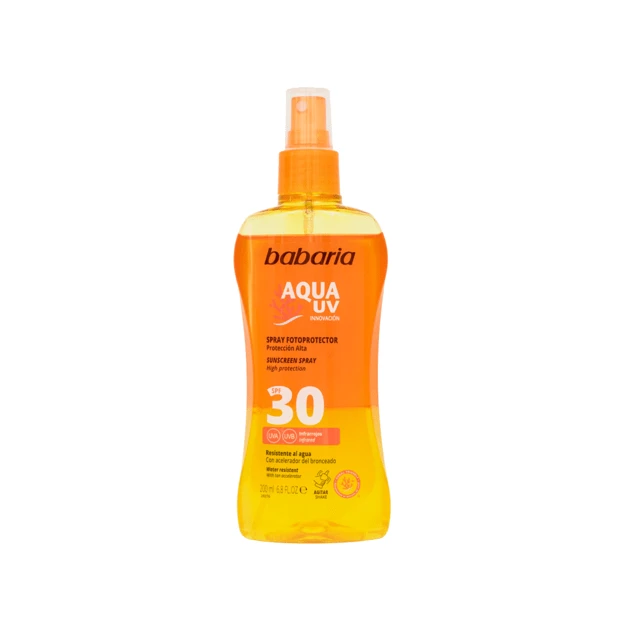 Apsaugos nuo saulės purškiklis Babaria Sun SPF 30, 200 ml