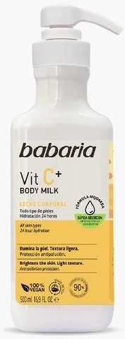 "Babaria" vitaminas C kūno pienelis 500ml
