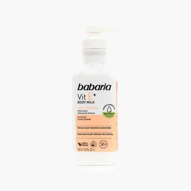 "Babaria" vitaminas E kūno pienelis 500ml
