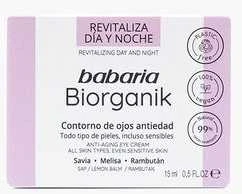 "Babaria Bio Revitalizes" dieninis ir naktinis akių kremas 15ml