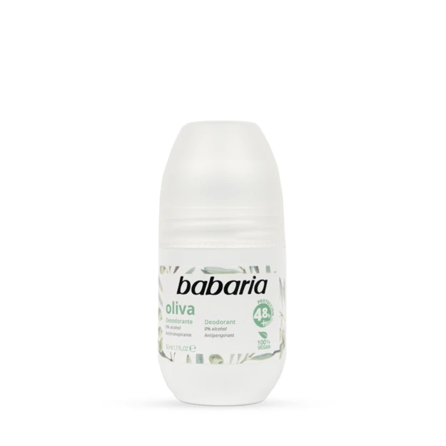 Babaria rutulinis dezodorantas su alyvuogių aliejum, 50ml