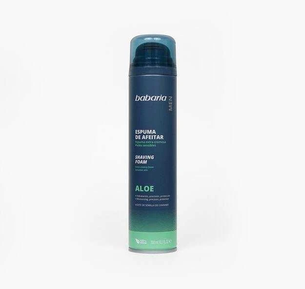 "Babaria Aloe Vera" skutimosi putos jautriai odai 300ml