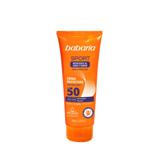"Babaria Sport" kremas nuo saulės Spf50 75ml