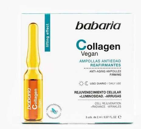 "Babaria Collagen Vegan" ampulės 5 x 2ml