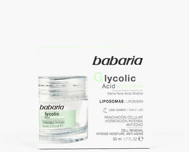 "Babaria" glikolio rūgšties veido kremas "Cell Renewal" 50ml