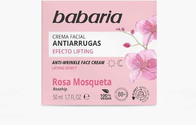 "Babaria" veido kremas nuo raukšlių "Rose hip Oil" 50ml