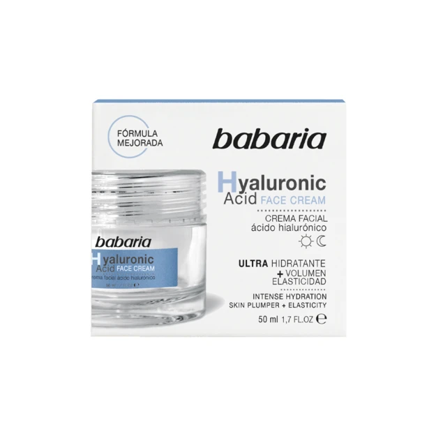Babaria Veido kremas su hialurono rūgštim 50 ml