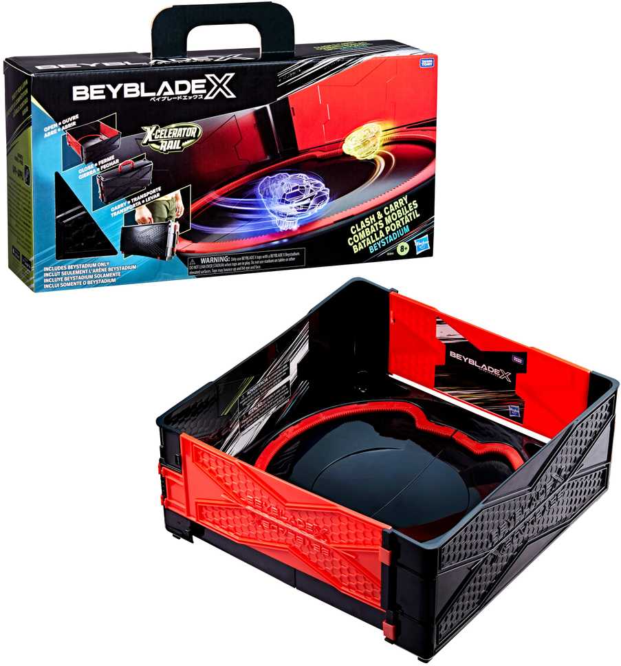 BEYBLADE Nešiojama kovos arena „Beyblade X“ aprašymas - Prekės nuotrauka
