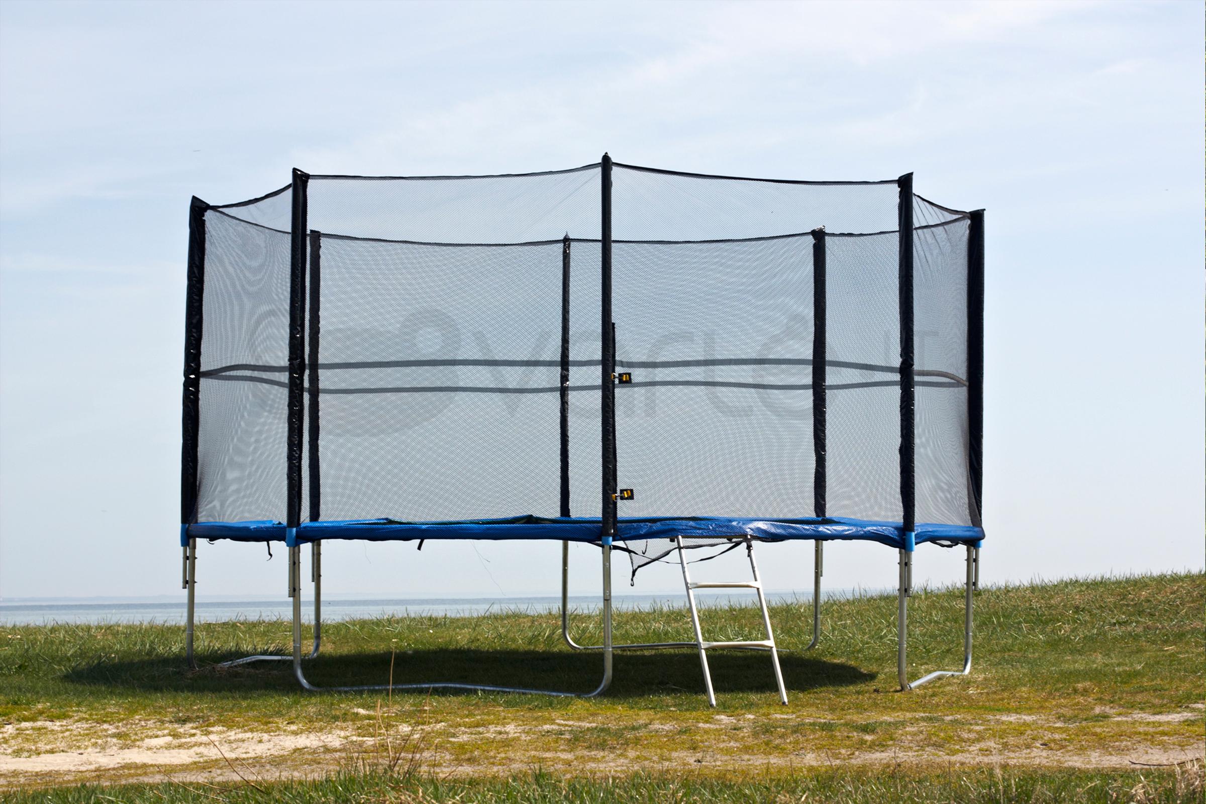 Batutas su tinklu FunFit 374cm + kopetėlės