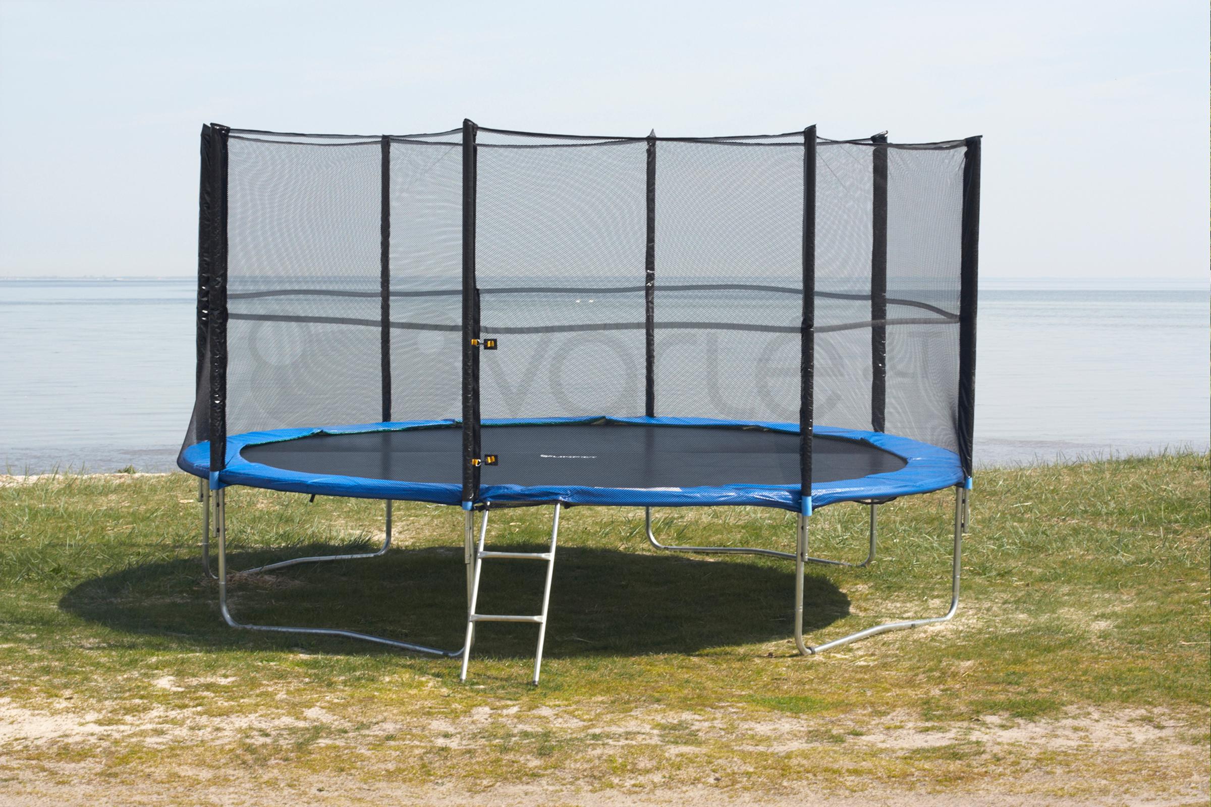 Batutas su tinklu FunFit 374cm + kopetėlės