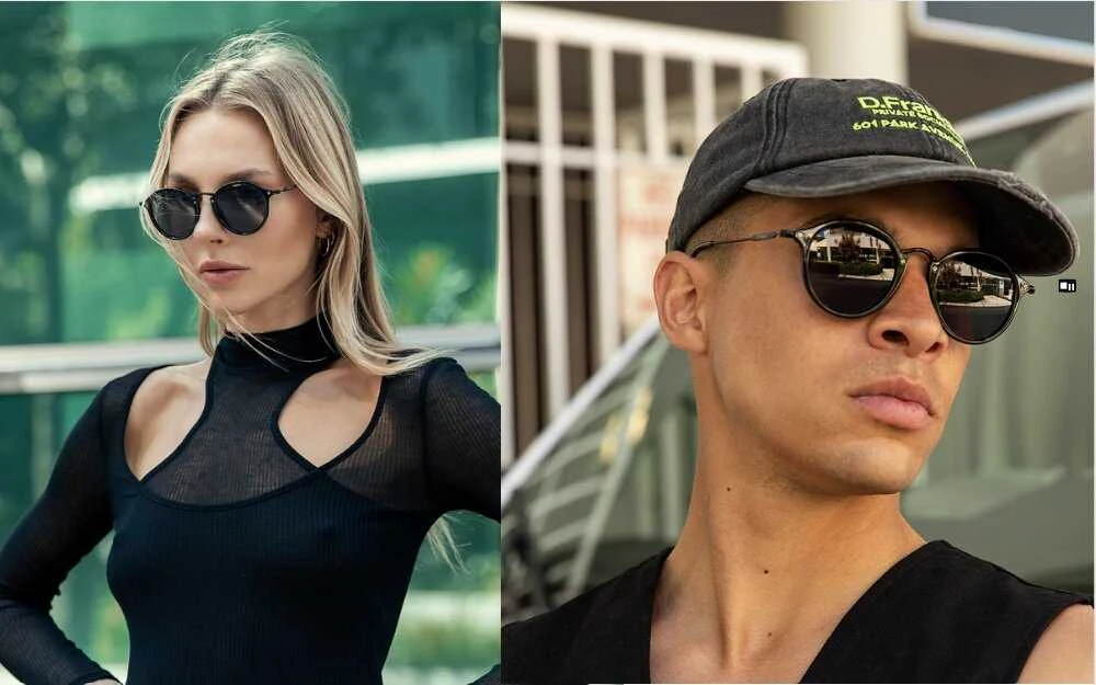 Aukštos kokybės unisex saulės akiniai D.Franklin, UV400