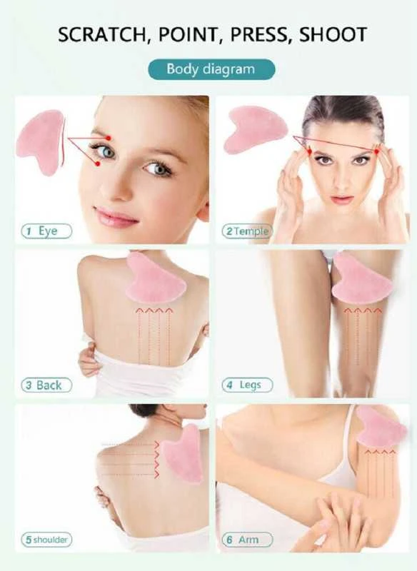 GUA SHA masažuoklis dežutėje