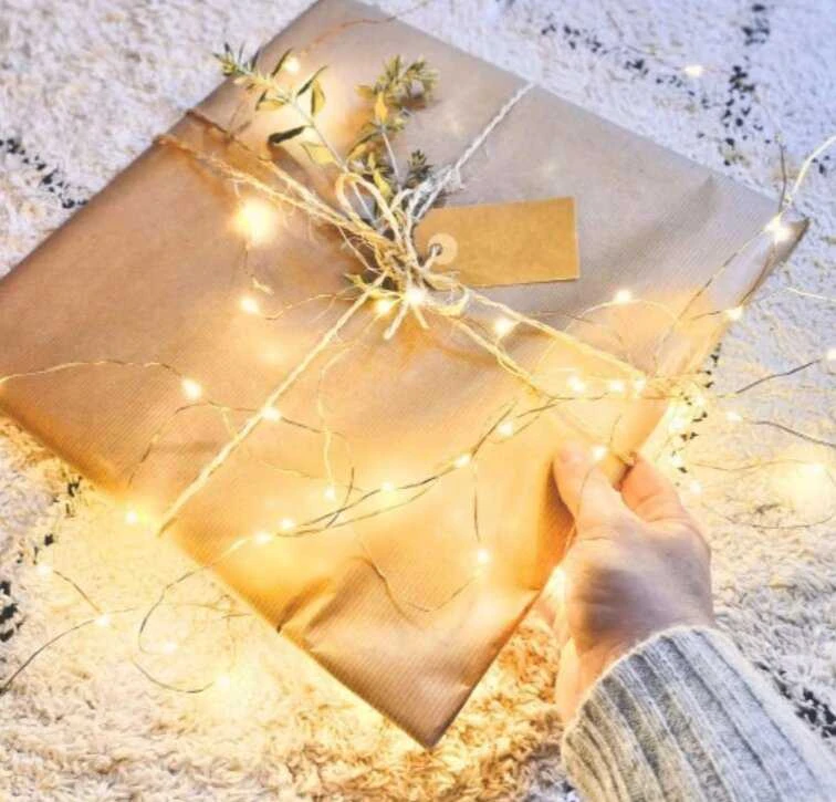 Springos Mikro girlianda 100 LED šilta balta 9,9 m