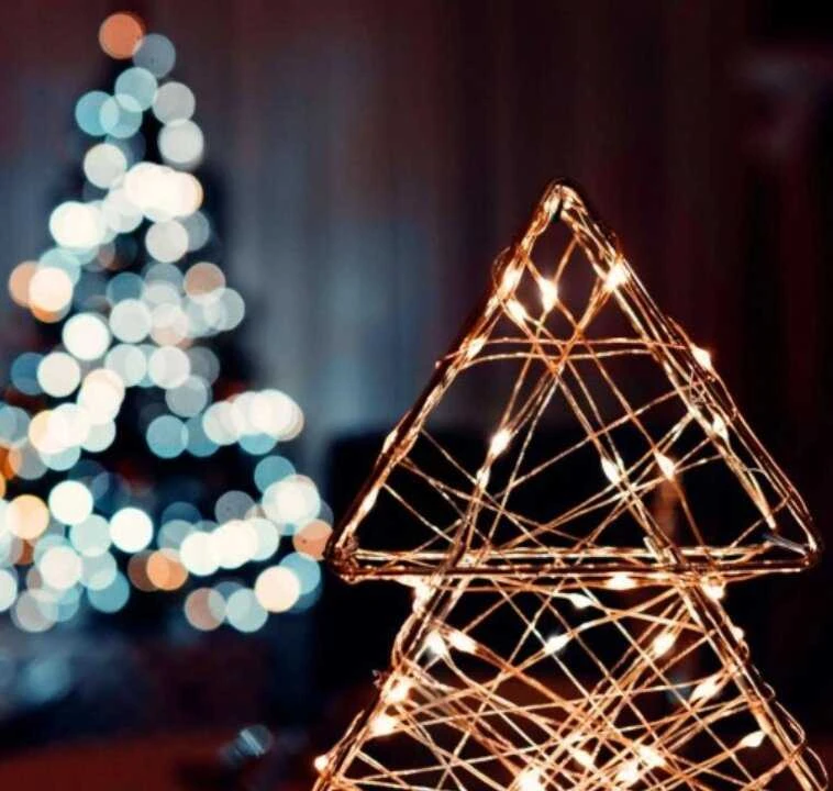 Springos Mikro girlianda 100 LED šilta balta 9,9 m