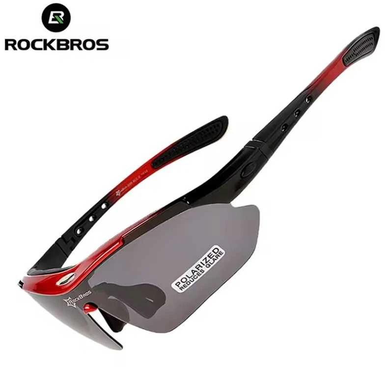 ROCKBROS poliarizuotų akinių dviračiui ir 5 lęšių rinkinys