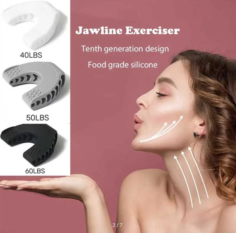 Veido raumenų treniruoklių JAWLINE (18, 22 ir 27 kg atsparumo) rinkinys.
