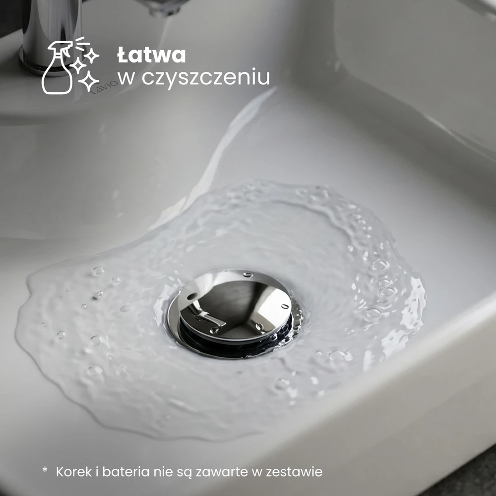 Akord Aura stačiakampis pastatomas praustuvas, baltos spalvos