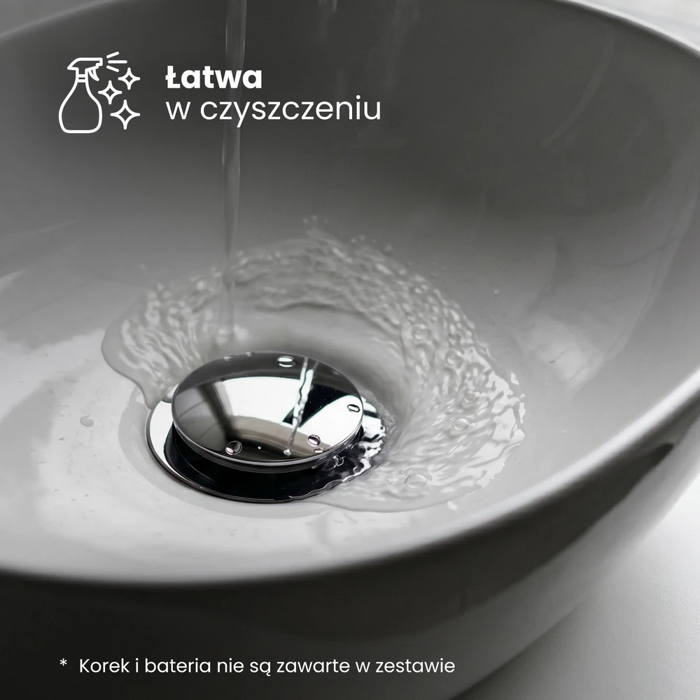 Akord Ovalis ovalus pastatomas praustuvas, baltos spalvos