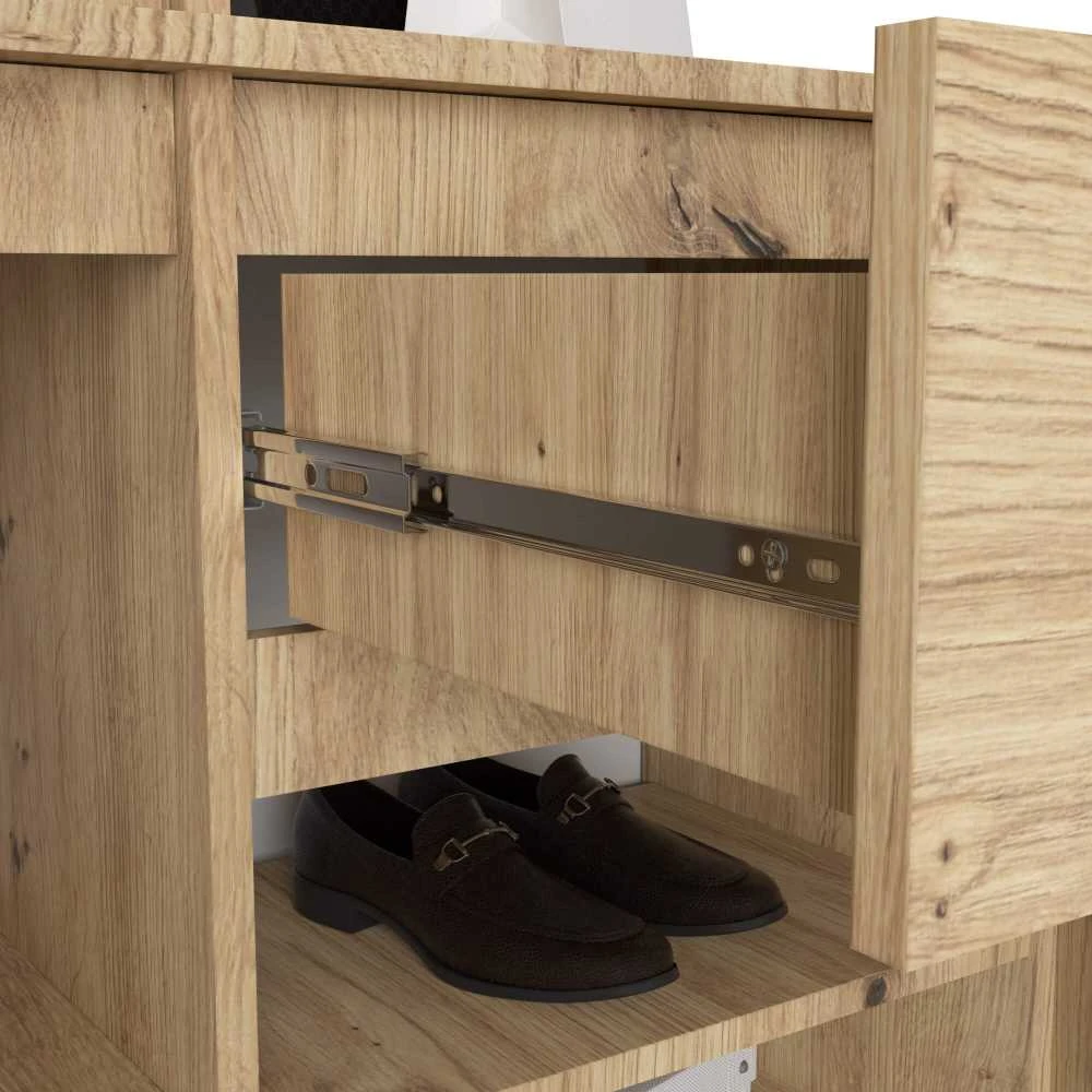 Akord Entro prieškambario baldų komplektas, Artisan ąžuolo spalvos