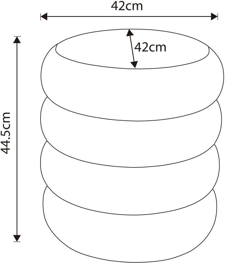 Akord Snuggo pufas, juodos spalvos
