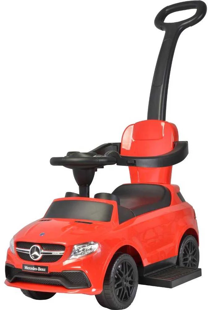 Buddy Toys Mercedes Benz GLE 3 in 1 bėgimo dviratukas raudonas / nuo 2 metų / maks. apkrova 23 kg