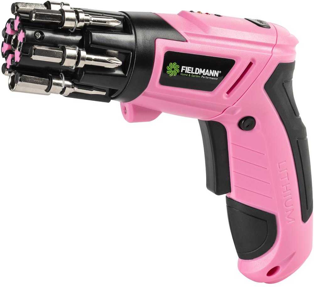 Fieldmann FDS 10112-A AKU atsuktuvas, rožinis