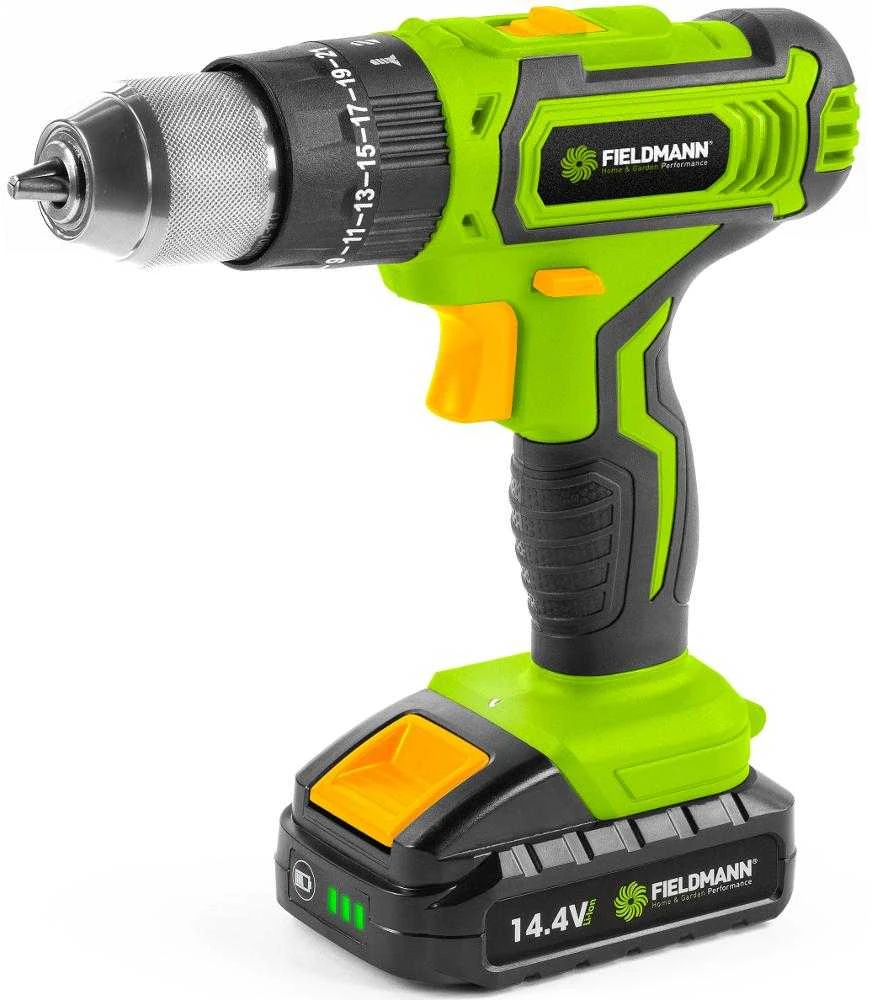 Fieldmann 14.4V akumuliatorinis gręžtuvas-suktuvas