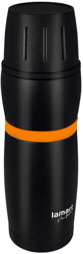 Lamart termosas 0,48L juodas/oranž. LT4054