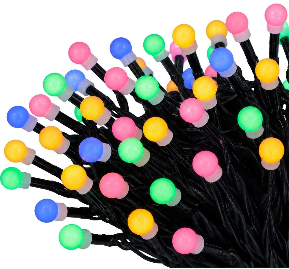 Kalėdų žiburiai Retlux 200 LED spalvos