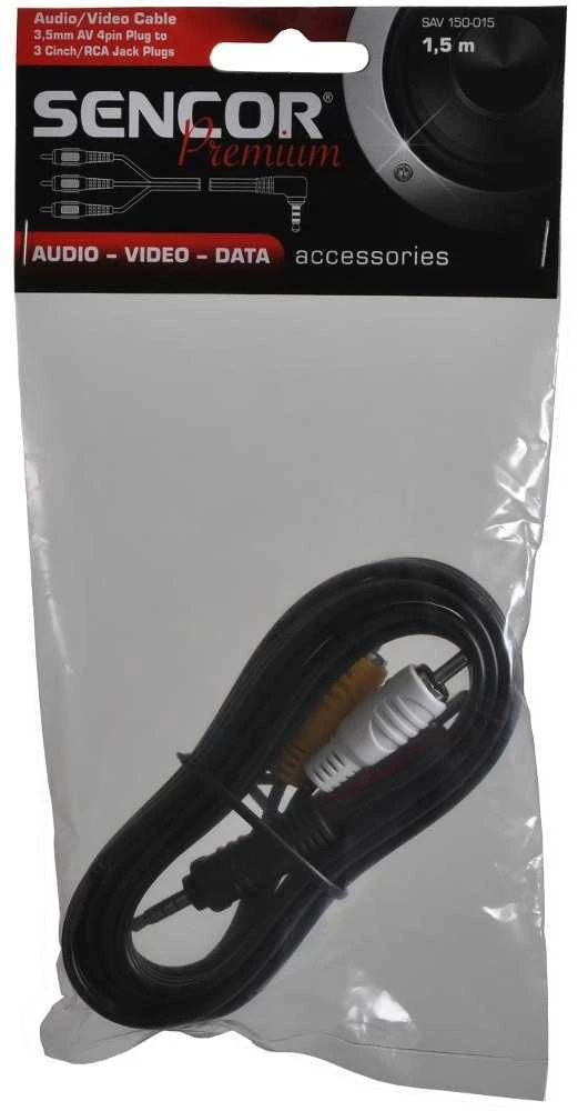 SAV 150-015 Kabelis 3,5 jack - SENCOR