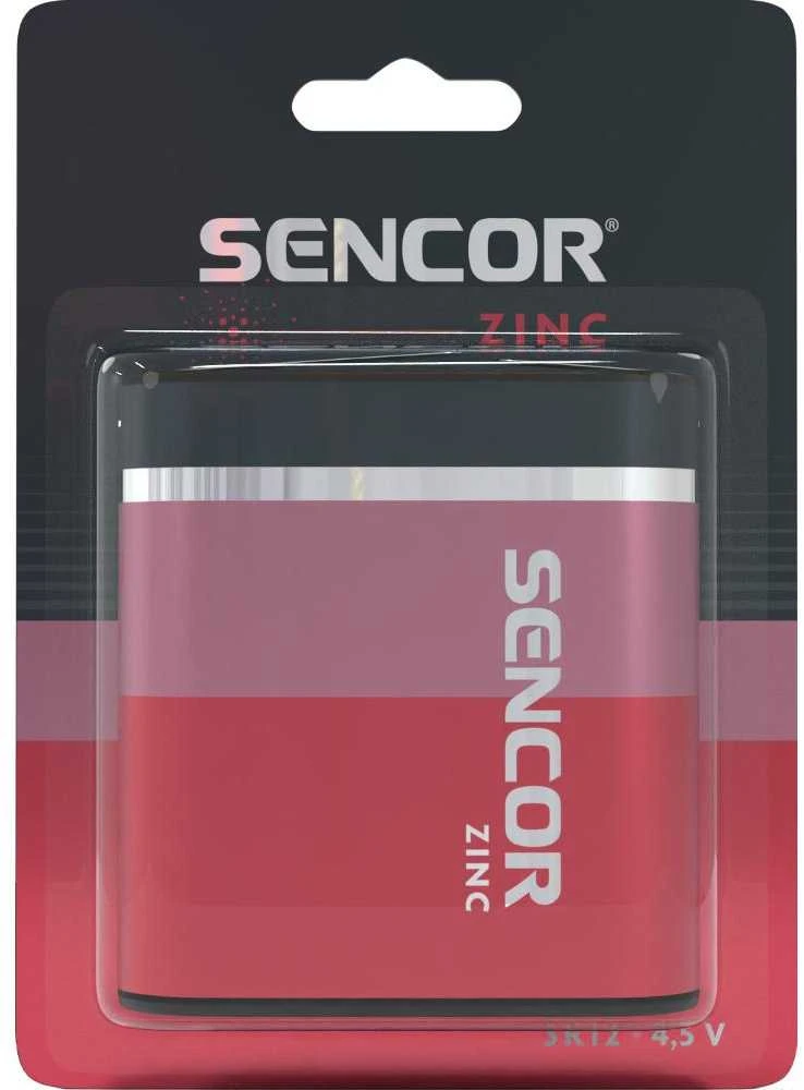 Sencor vienkartinės cinko anglies baterijos 3R12, 1 vnt. pakuotė