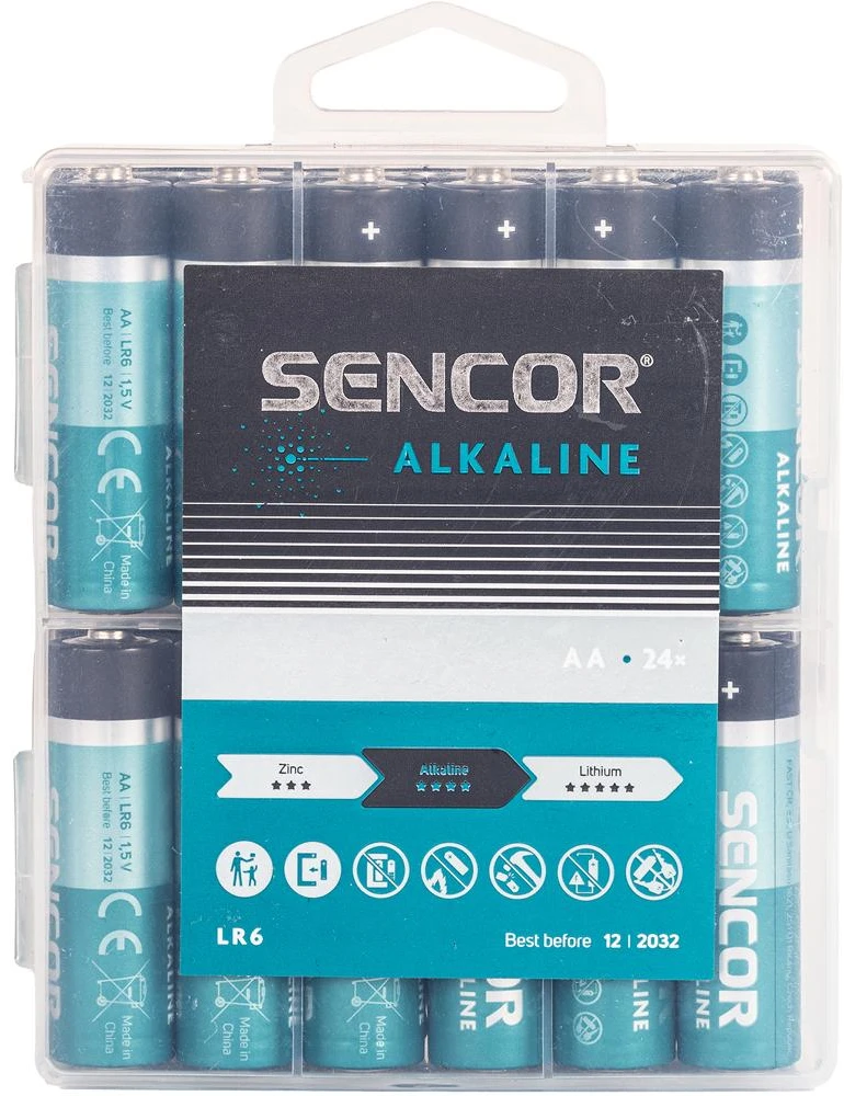SBA LR6 24 BOX AA Alk SENCOR