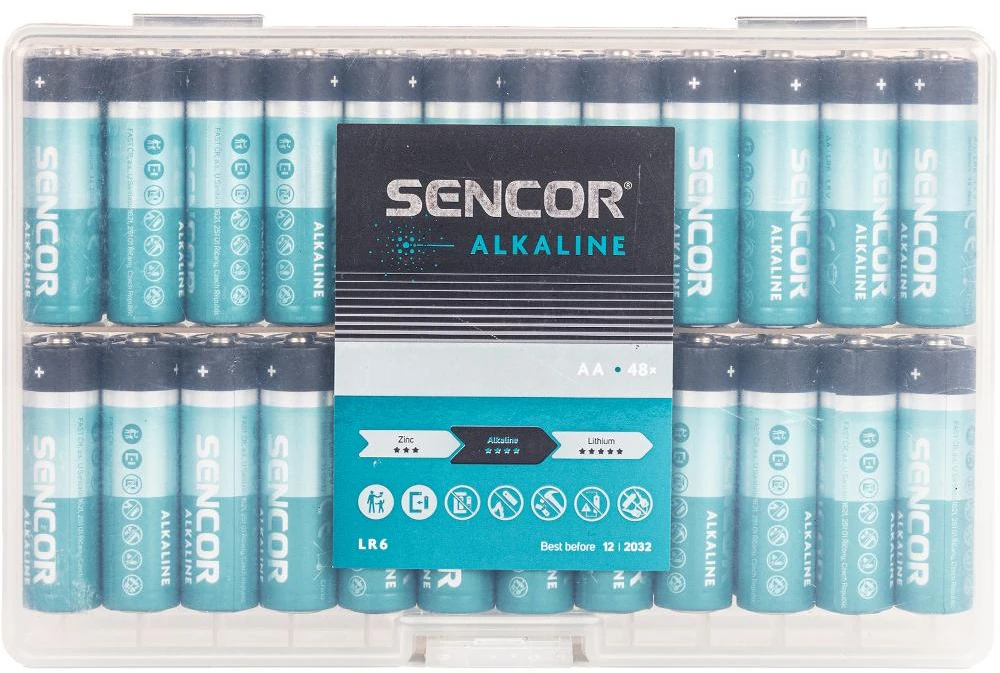 SBA LR6 48 BOX AA Alk SENCOR