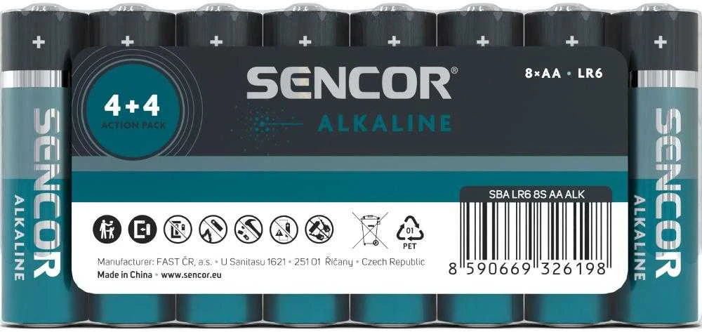 SBA LR6 8S AA Alk SENCOR