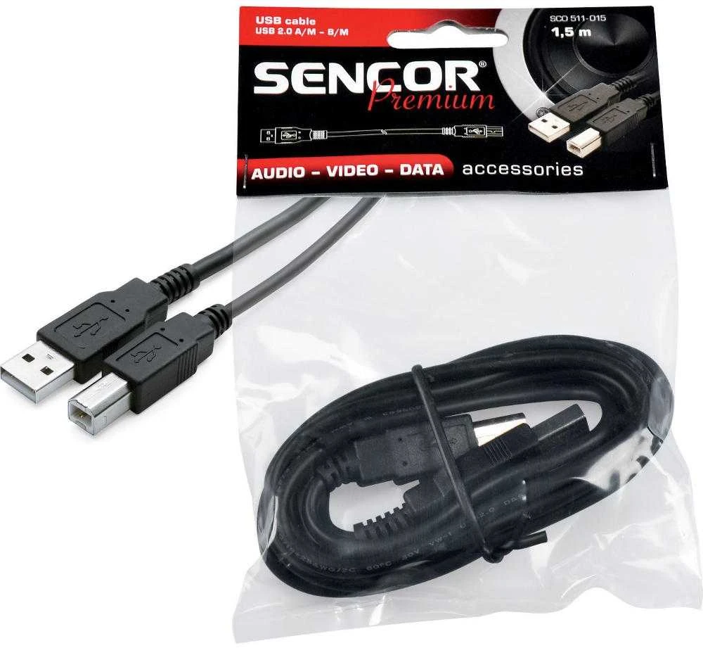 Sencor, USB 2.0, 1,5 m