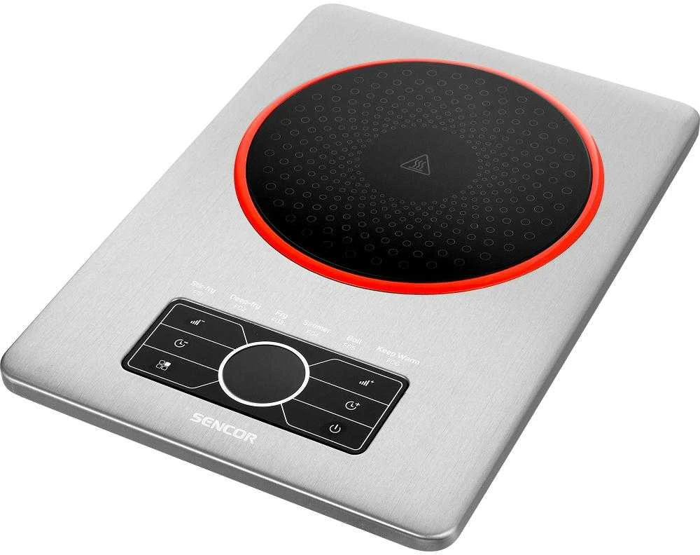 Sencor SCP 5010SS infraraudonųjų spindulių keraminė stalviršio viryklė su 1 kaitinimo elementu, 1500 W