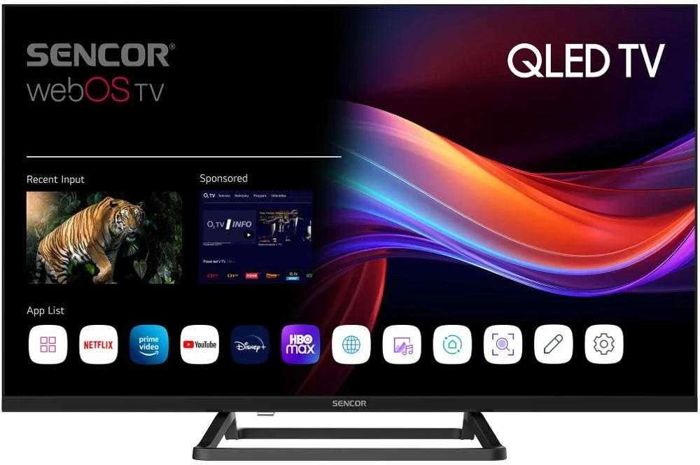 Televizorius Sencor SLE 32QF860B | 32" QLED | webOS