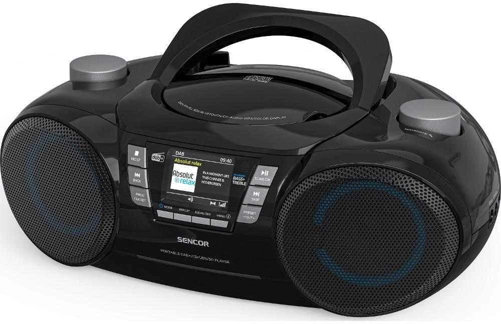 Sencor „Boombox“ su „Dab+ SPT 6510“ CD/MP3/USB/SD grotuvu ir „Bluetooth“ ryšiu