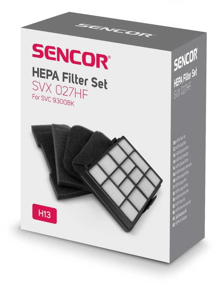 Sencor SVX 027HF SVC 9300BK filtrų rinkinys
