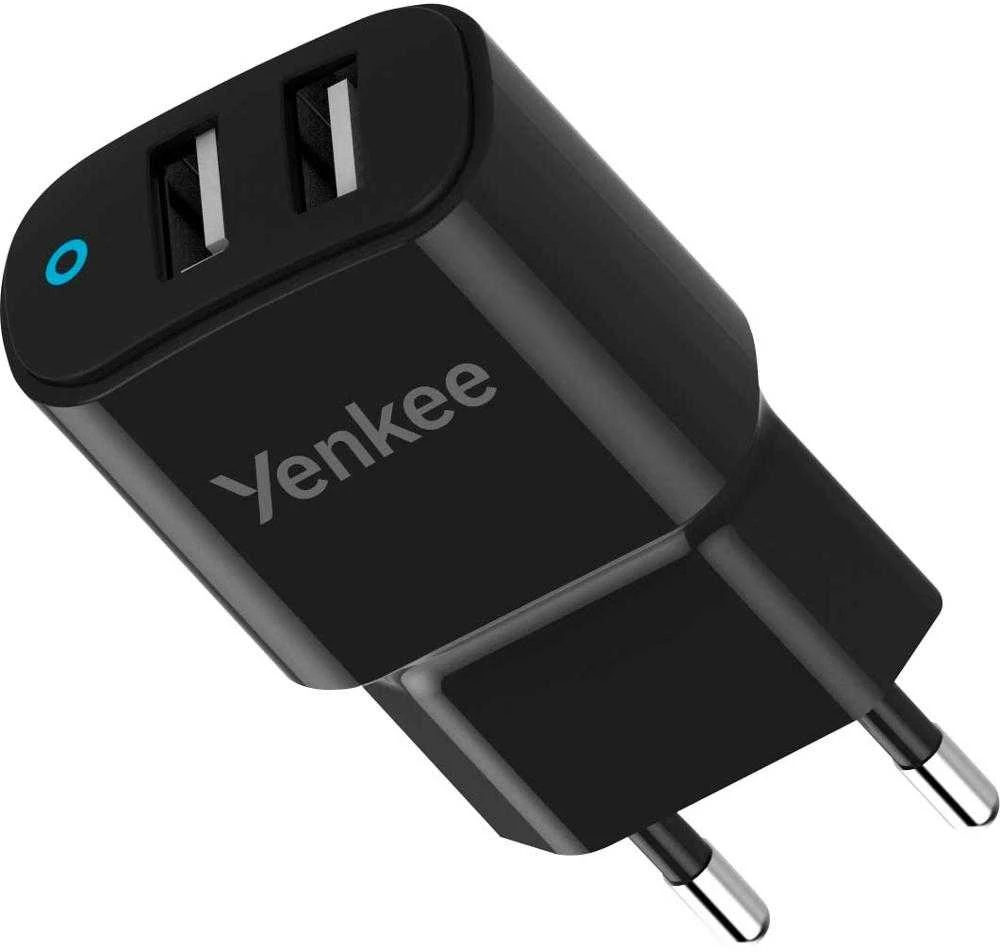 Yenkee Įkroviklis jungiama į tinklą 2 x USB A 12W 2.4A