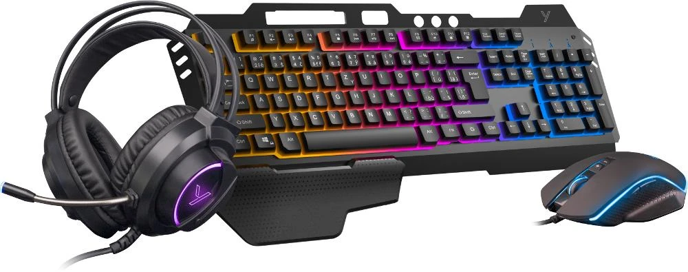 Klaviatūra YGS 01 Rinkinys žaidimams 3 in 1 INFERNO YENKEE