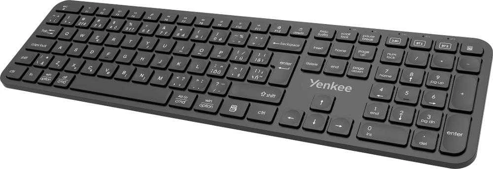 Klaviatūra Yenkee Ego US/CS 2.4 Ghz / BT 3.0 / BT 5.0