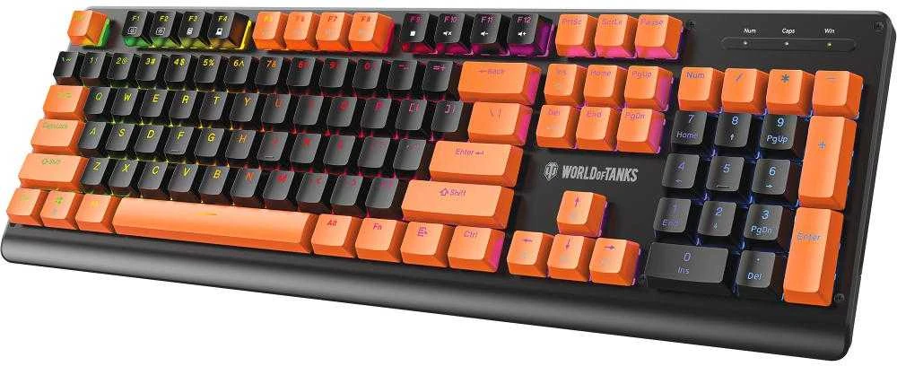 Yenkee Klaviatūra mechaninė žaidimams destroyer wt300 su pašvietimu - wersja limitowana world of tanks