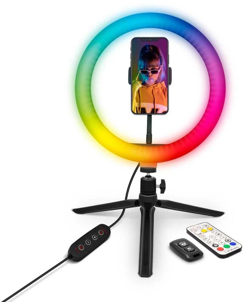 Žiedinė lempa Yenkee YSM 710 Laikiklis LED Ring 10''YENKEE