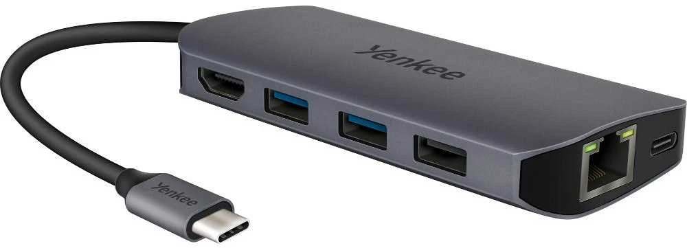 YTC 081 Hub USB C 8 w 1 YENKEE