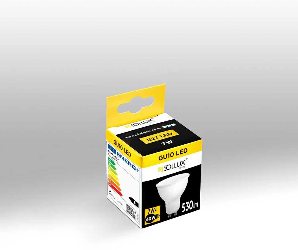 Sollux Lighting LED lemputė GU10 4000K 7W 530lm