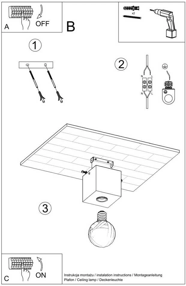 Sollux Lighting Lubinis šviestuvas ARIZ iš natūralaus medžio