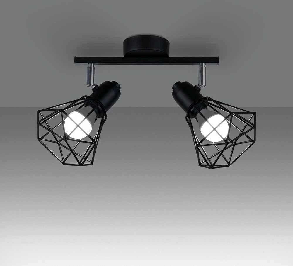 Sollux Lighting Lubinis šviestuvas ARTEMIS 2 juodas