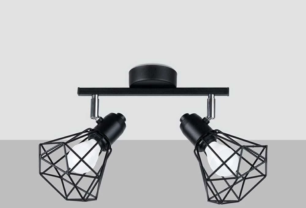Sollux Lighting Lubinis šviestuvas ARTEMIS 2 juodas